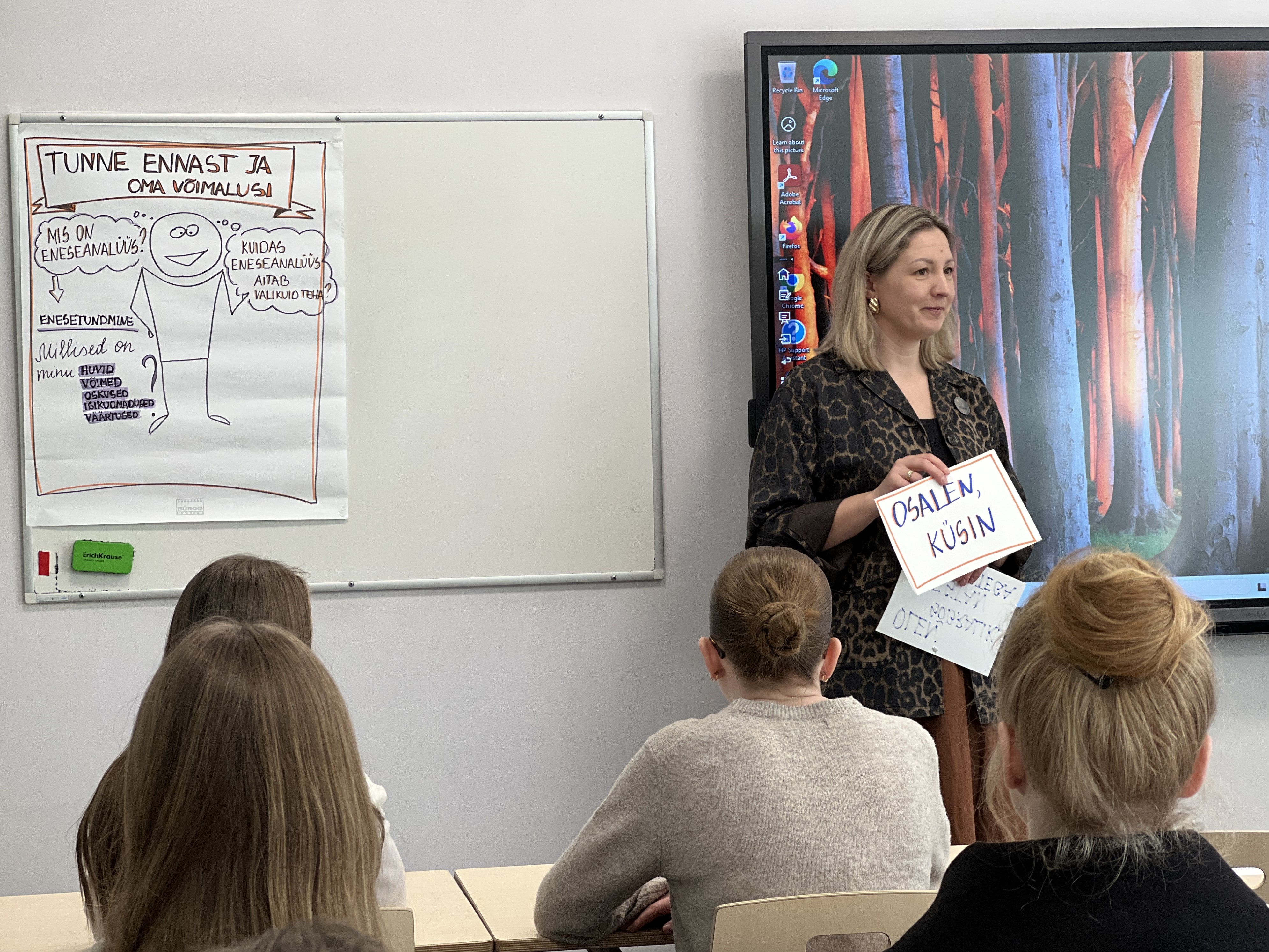 Kambja valla noorte karjääripäev kinnitas: oma tee kujuneb tegutsedes